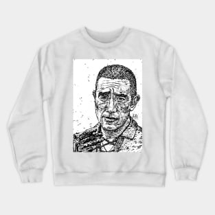 YUKIO MISHIMA ink portrait.1 Crewneck Sweatshirt